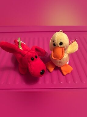 Ty Jingle Beanies Rover an Quackers